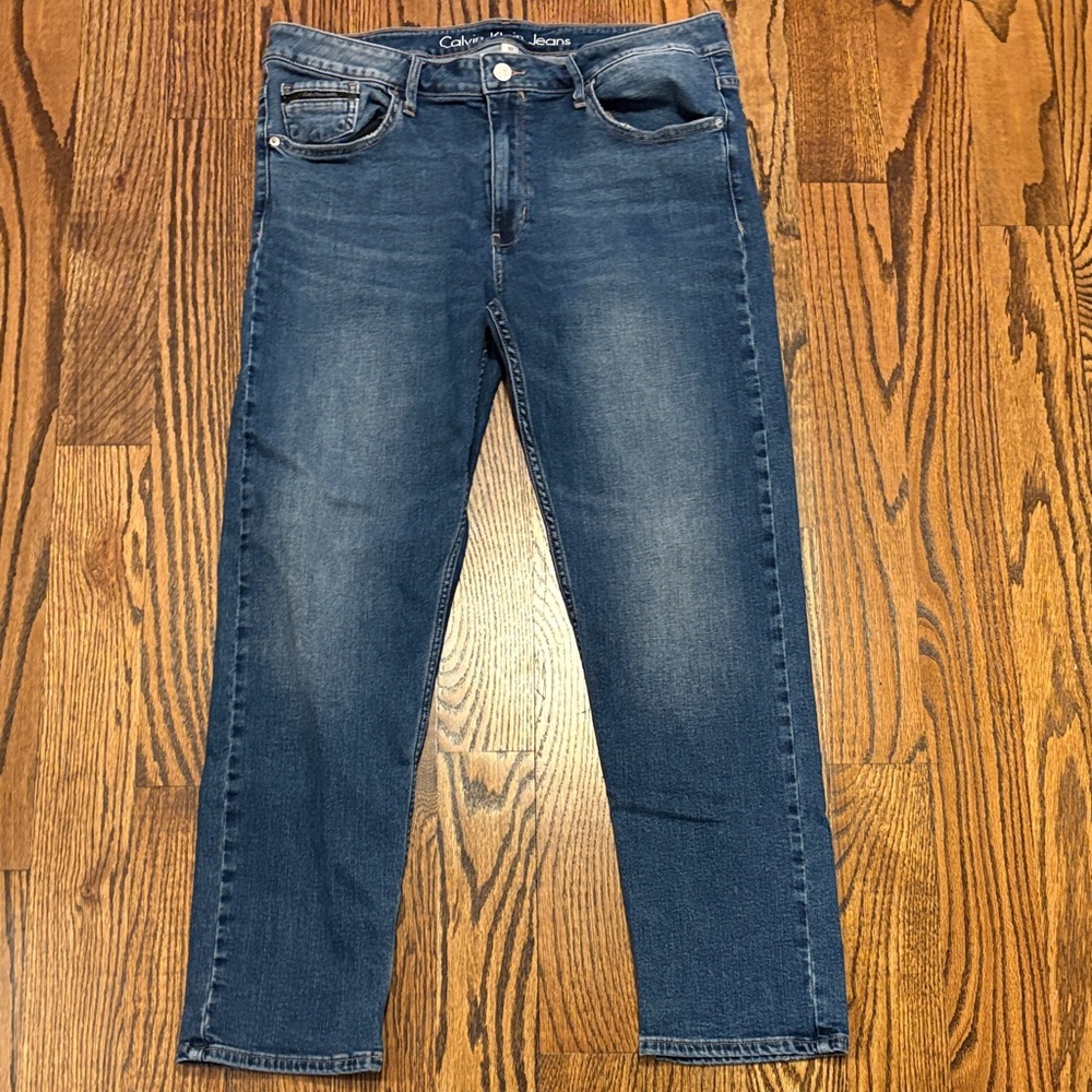 New w/o Tags Calvin Klein Men's Dark Blue Slim Jeans Size 32/32